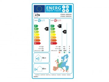 4tn split airco airconditioning energie label 35 kw 5 kw 3500w 5000w 4tnsac 12ir32hf 4tnsac 18ir32hf 0